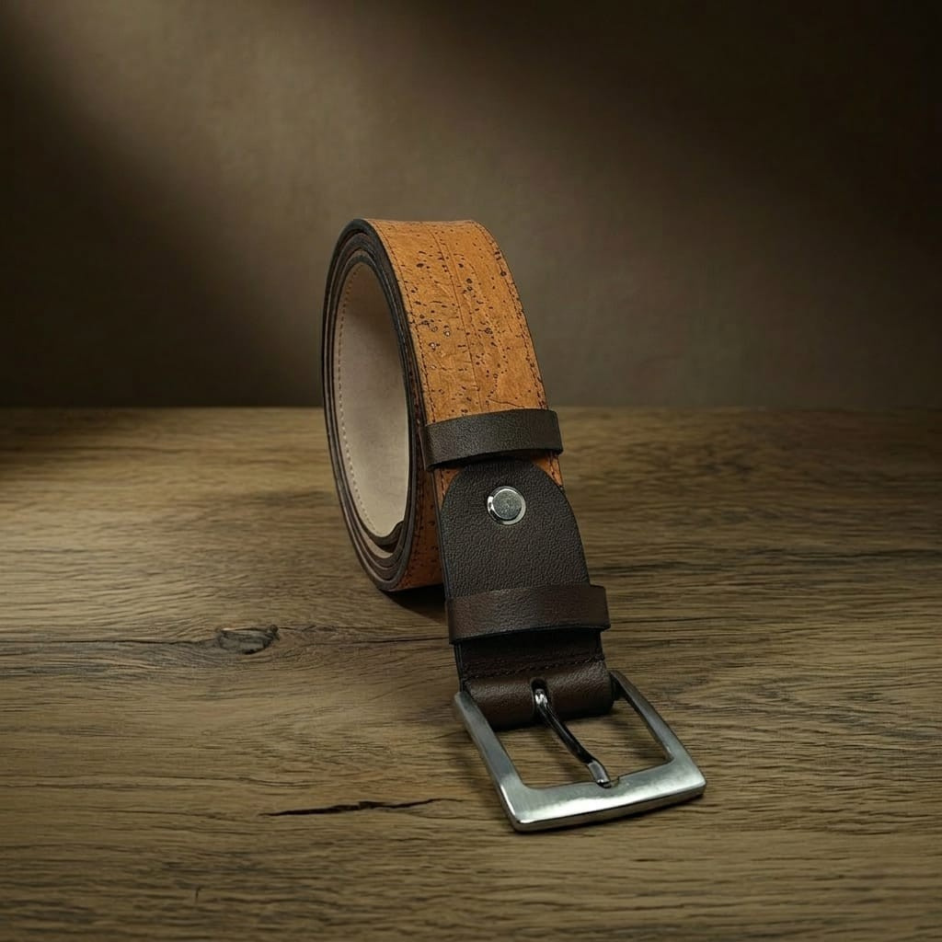 Cinto de Cortiça e Pele