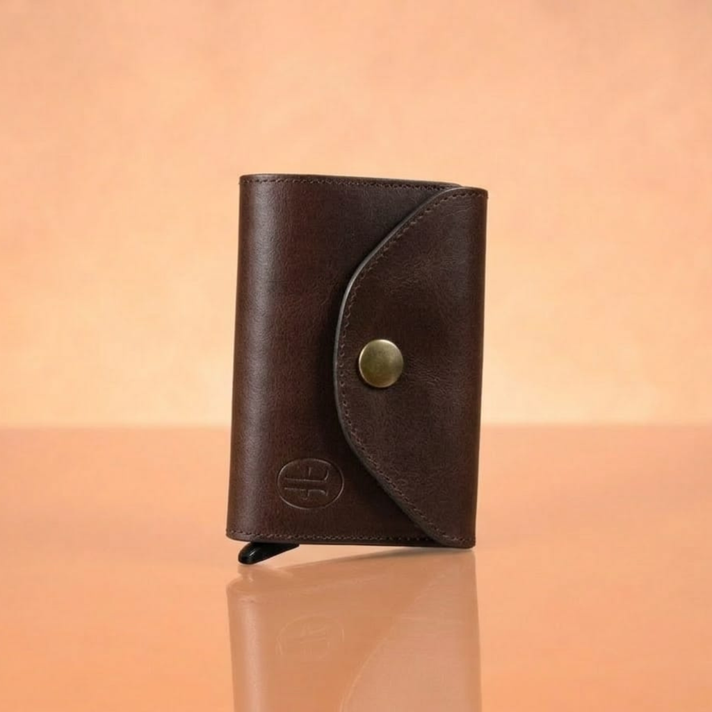 Carteira de Caixa Metálica RFID Plus
