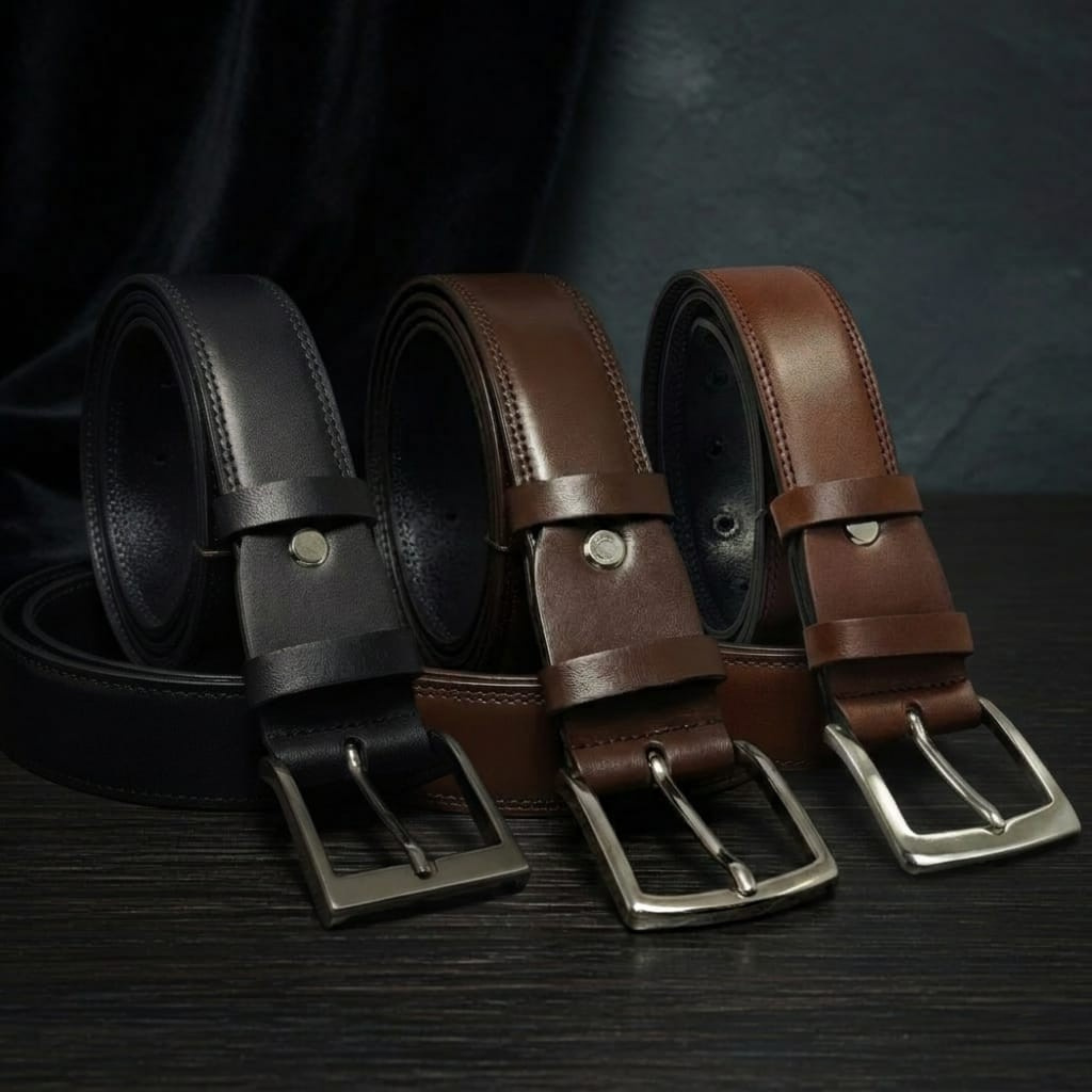 Cinto Clássico em Pele Genuína