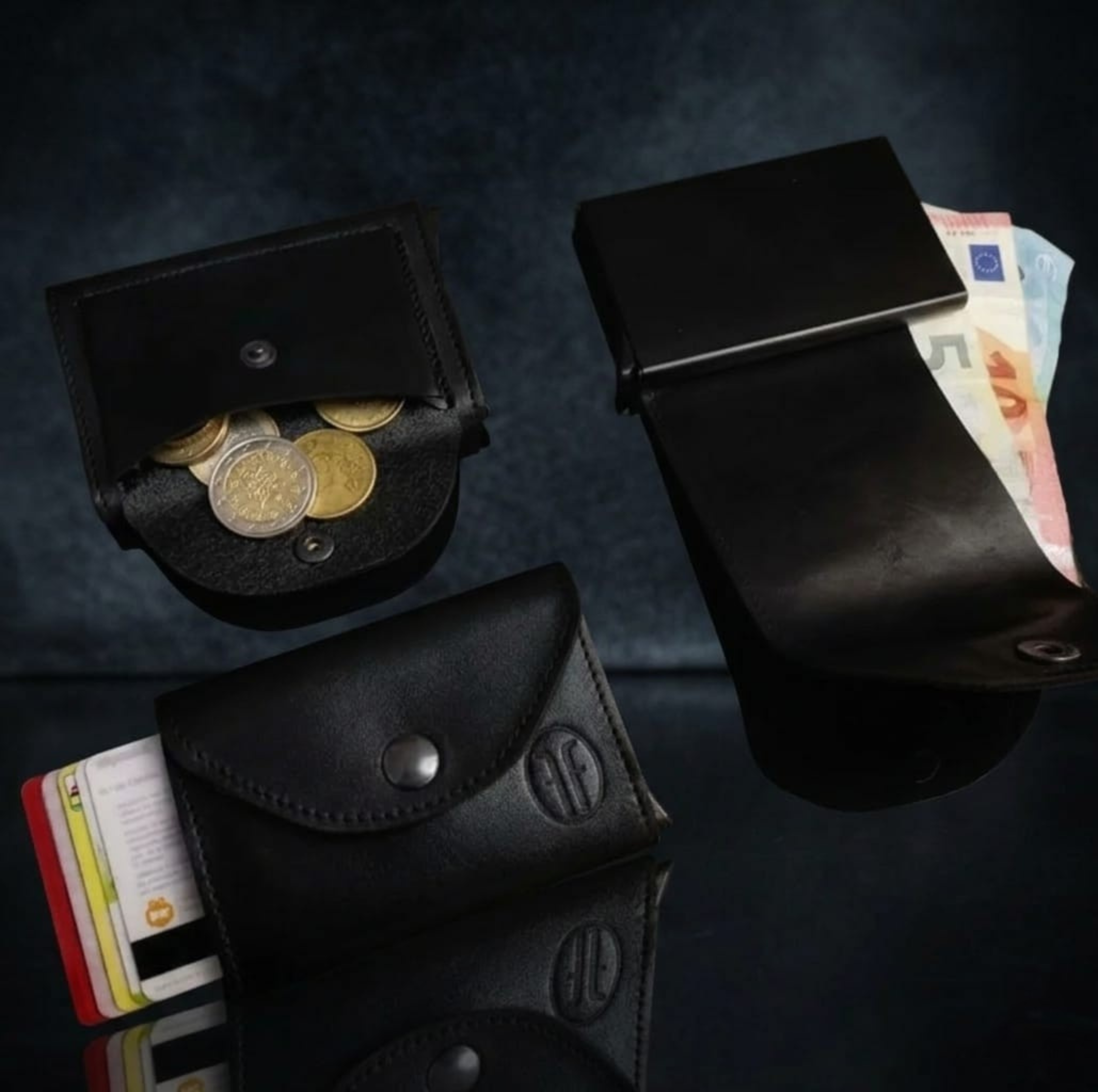 Carteira de Caixa Metálica RFID Plus