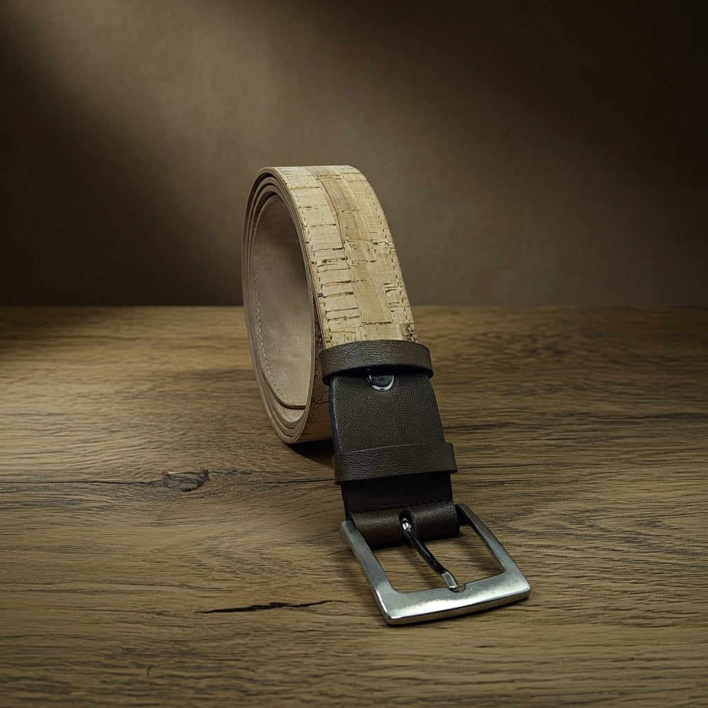 Cinto de Cortiça e Pele