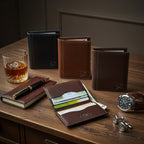 Carteira Clássica Bifold para Cartões e Notas